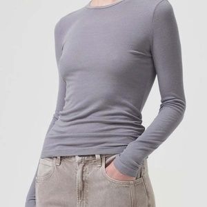 Agolde Shona Tee in Storm Cloud S